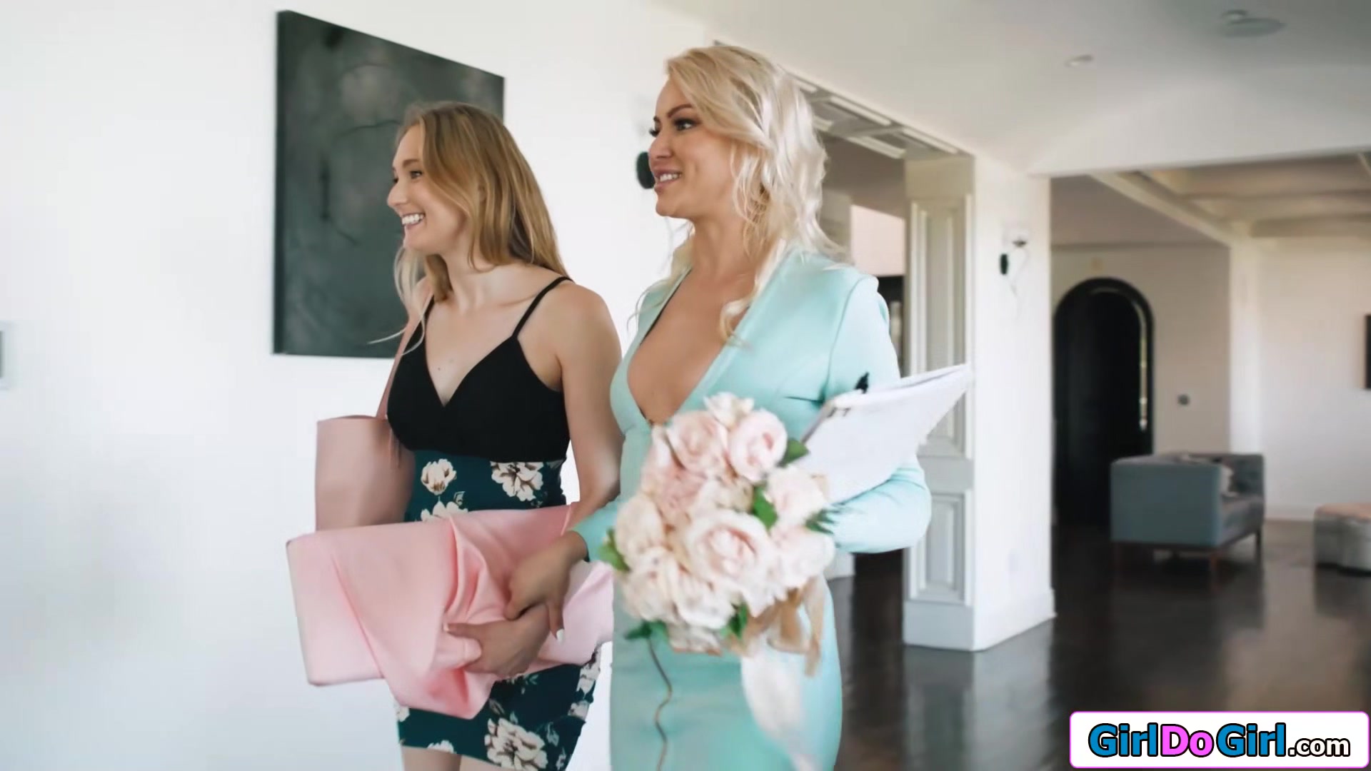 Two milf muminlaws decide to lick pussy n anal strapon fuck