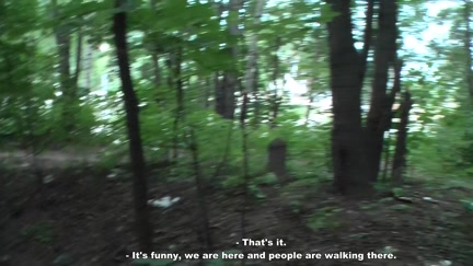 Showed fur pie and engulf pecker in the woods for $ 76