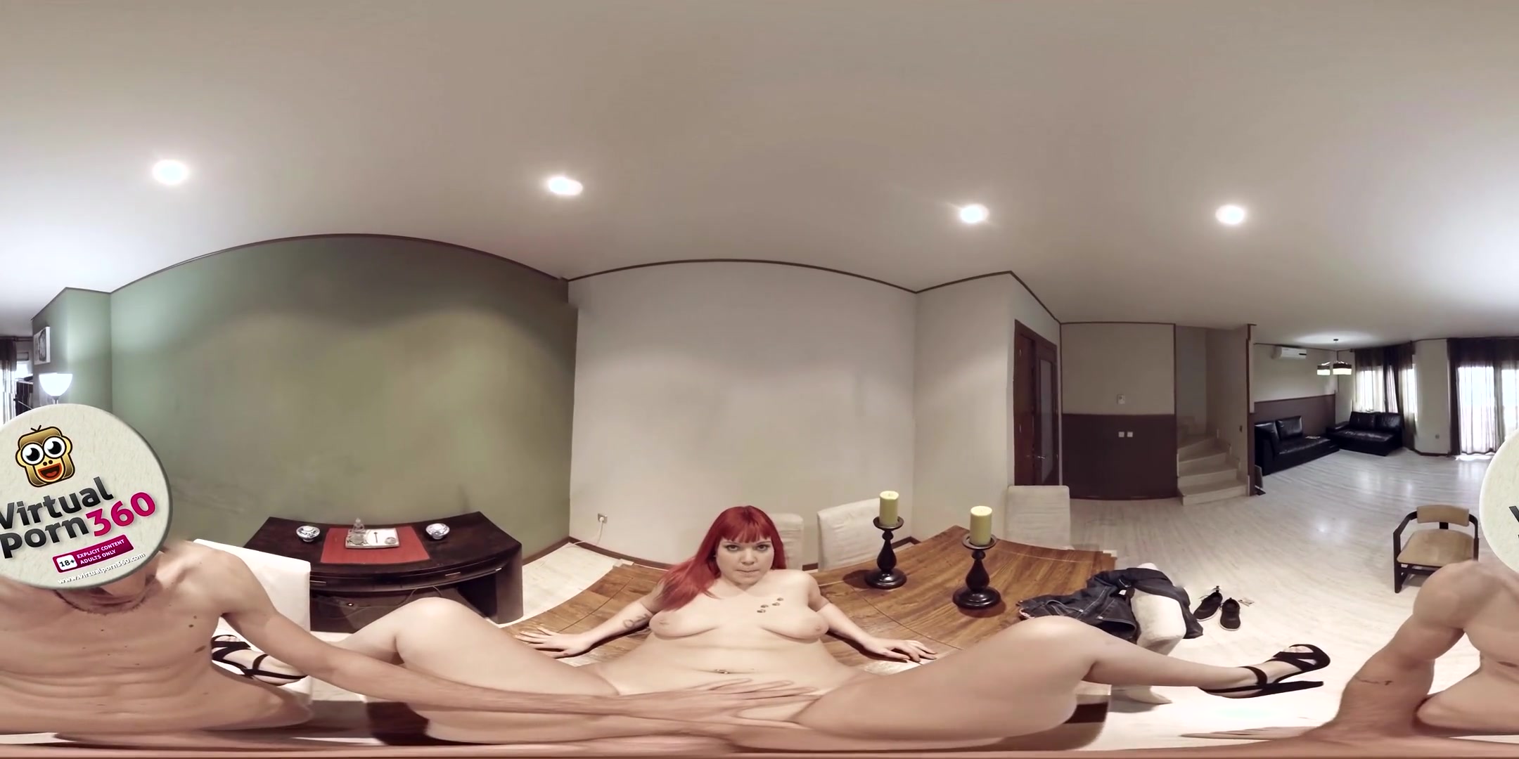 Mey Max in Redhead May Fucked on the Table - VirtualPorn360