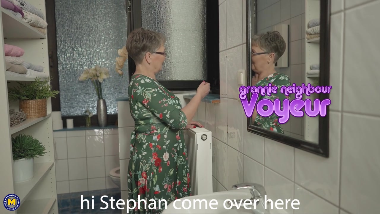 Granny Neighbour Voyeur - Grandma Petra Is Getting A Surprise Visit