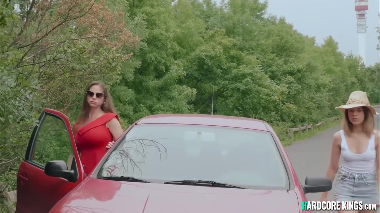 Dude Picked Up Hot Babes By The Road