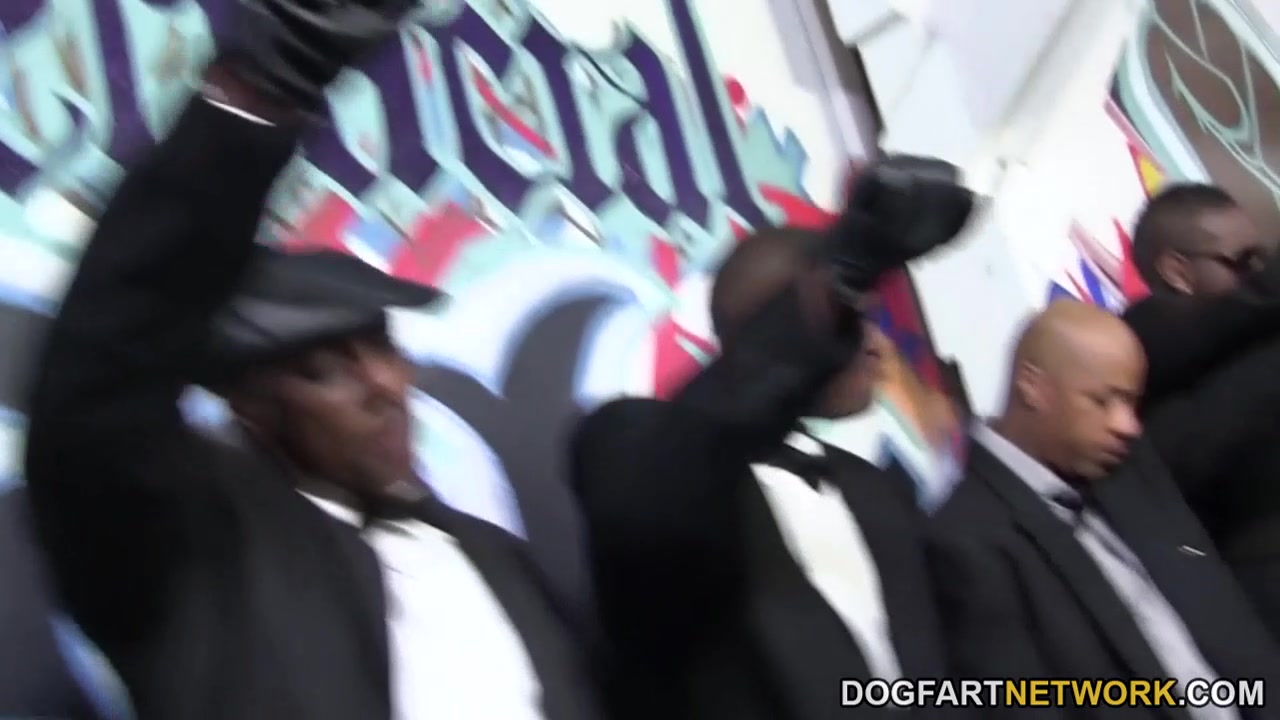 Giselle Leon gets gangbanged by black cocks