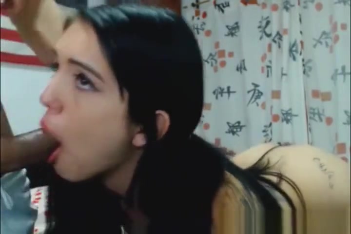 sexy pretty boy swallowing cum