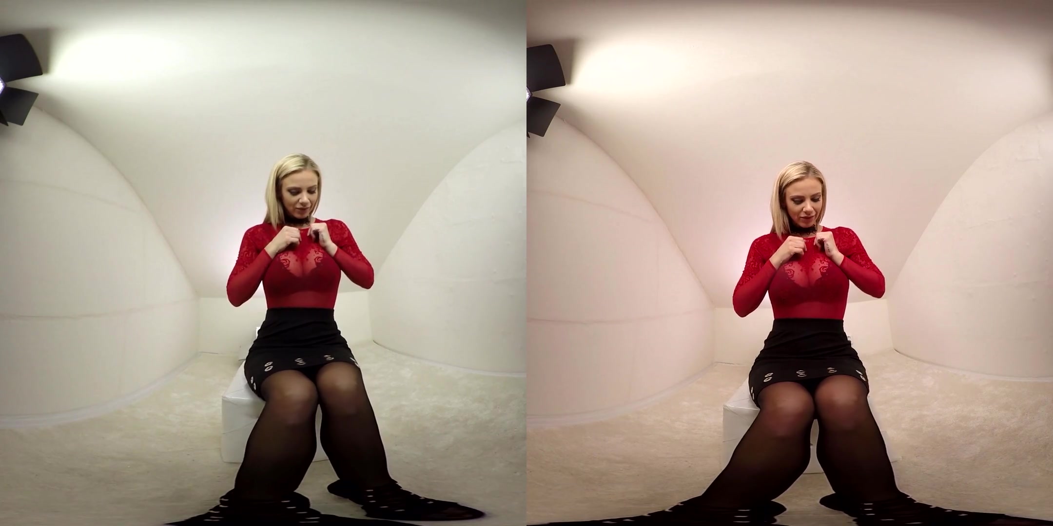 Natalie Cherie in Blonde Nathaly Cherie Cums on Her Vibrator - BravoModelsMedia