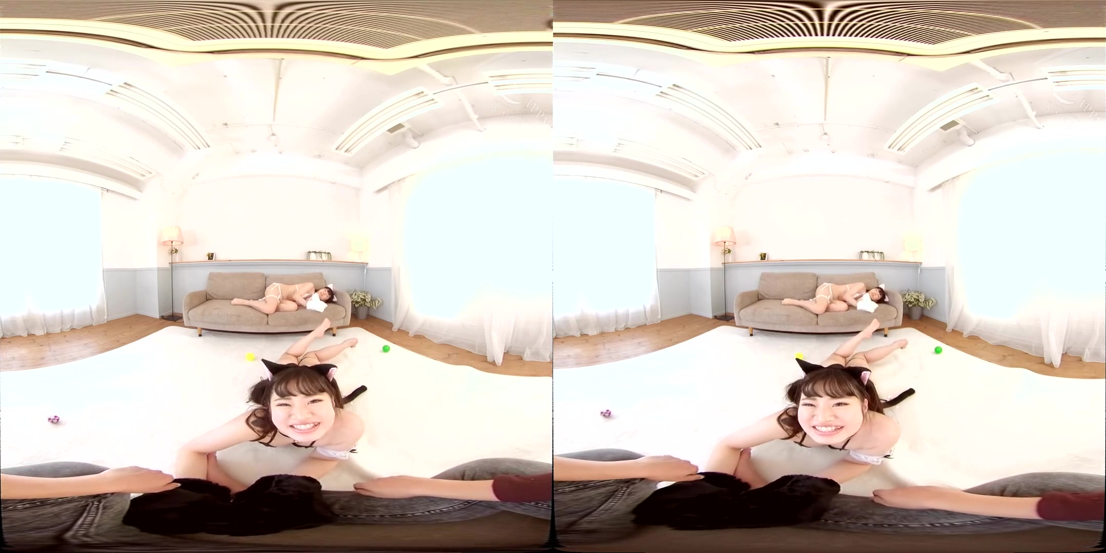 Kanon Momojiri and Hikaru Minatsuki Cute Creampie Cat Cafe 1 - SexLikeReal