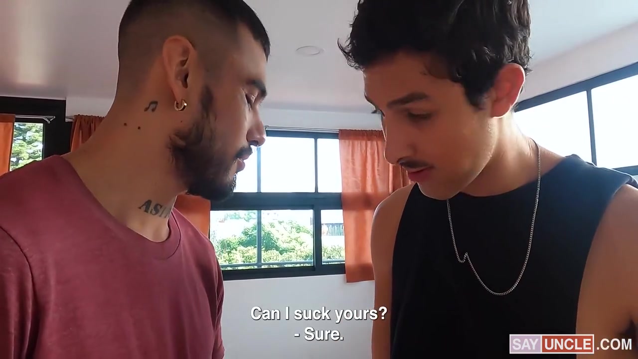 Alberto Chimal And Enrique Mudu In Kissing And Fingering Around