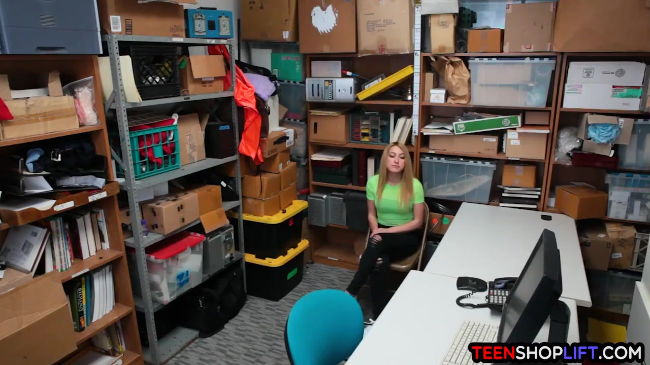 teen 18+ Shoplifter Wants To Get Caught By A Security Guard