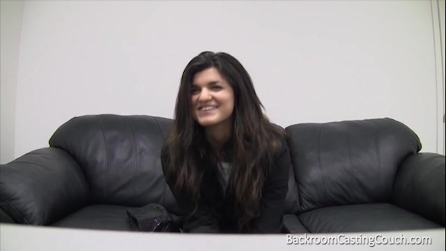 Gorgeous girl gets her ass fucked hard on her first porn casting