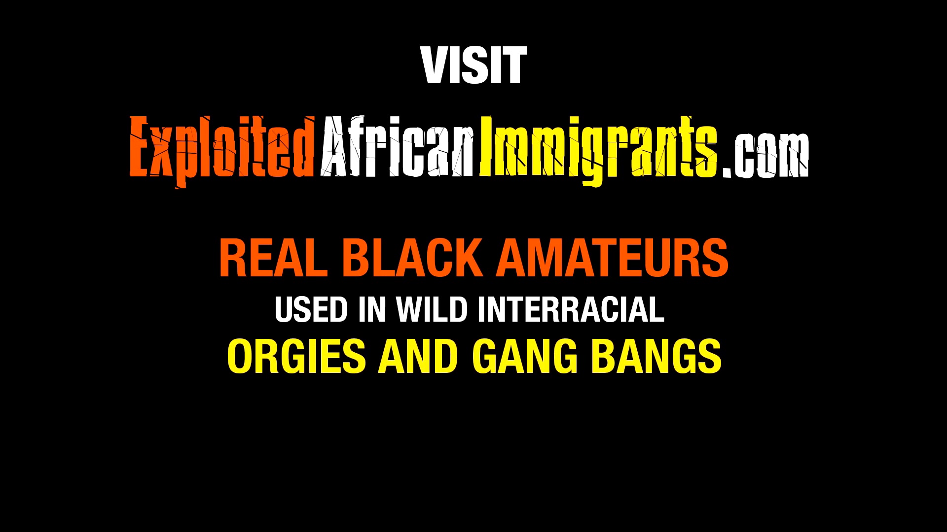 African Girl Pinned Down in Interracial Threeway Domination