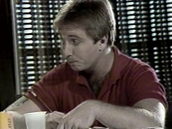Ginger Lynn Allen, Tiffany Blake, Tom Byron in classic porn clip