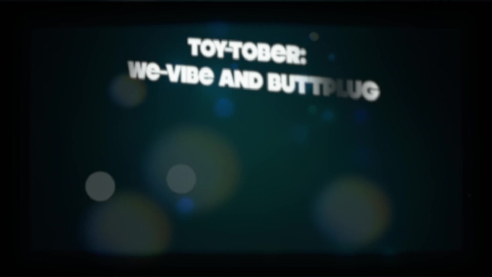 Toy Tober We Vibe And Butt Plug - Sex Movies Featuring Niarossxxx