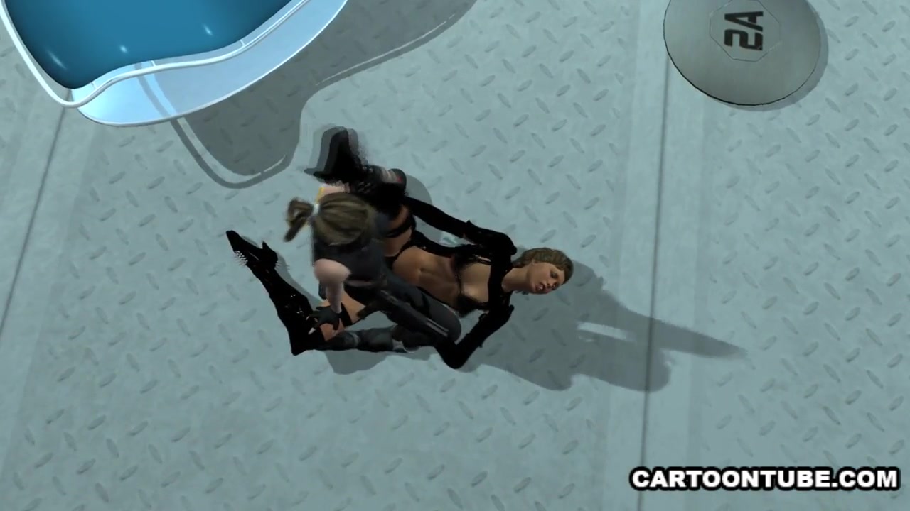 3D Lesbian Babe Gets Scissored and Licked