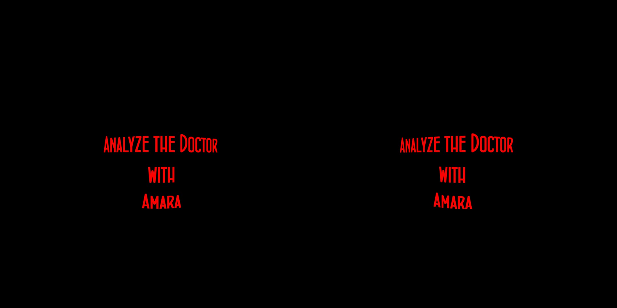 FVR - 23 - Analyse the Doctor - Amara