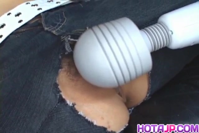Mimi aroused with vibrator sucks phallus