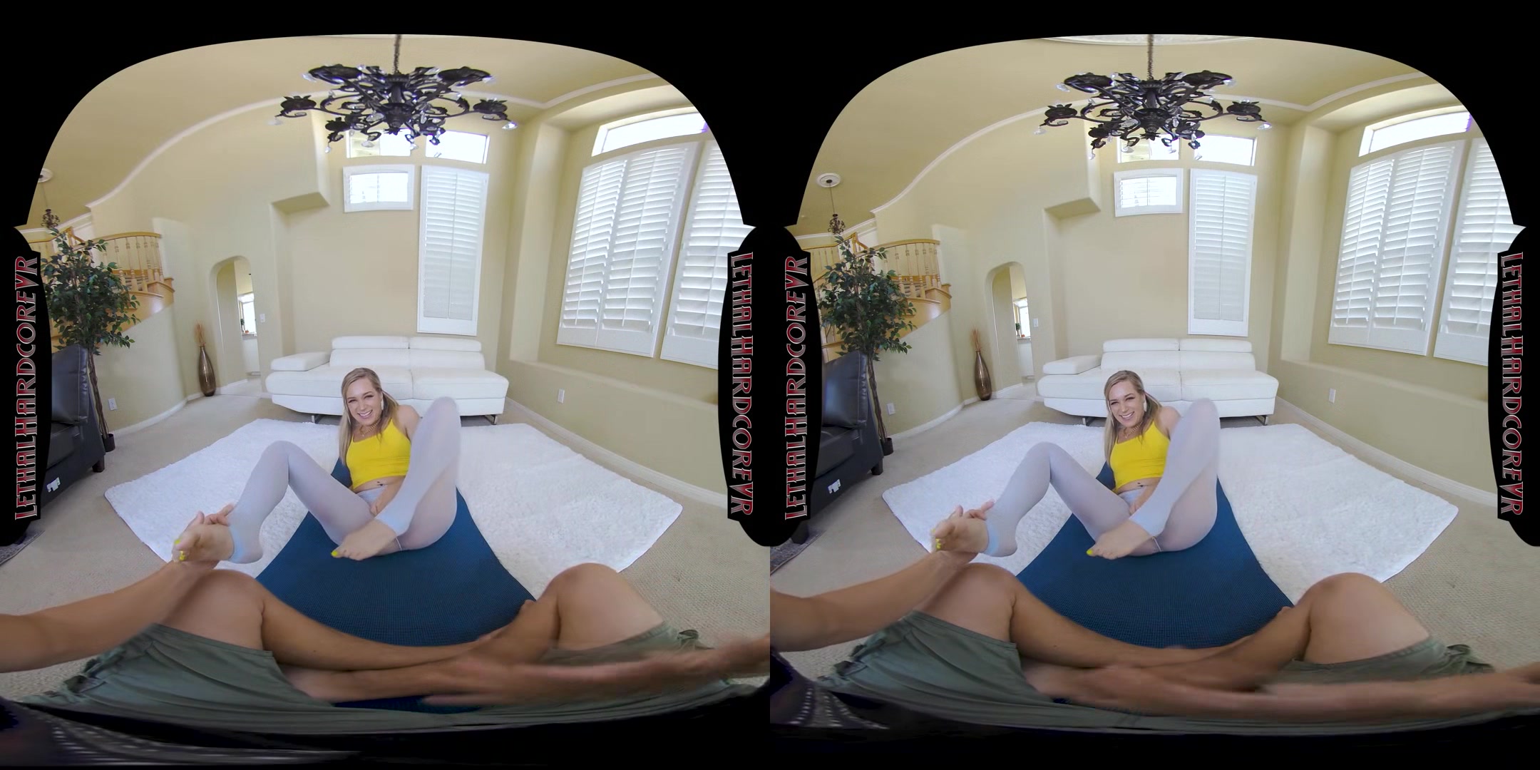 Rory Wants To Be Stretched By Her Trainer - Blonde with Tattoos Fucked Hardcore VR POV