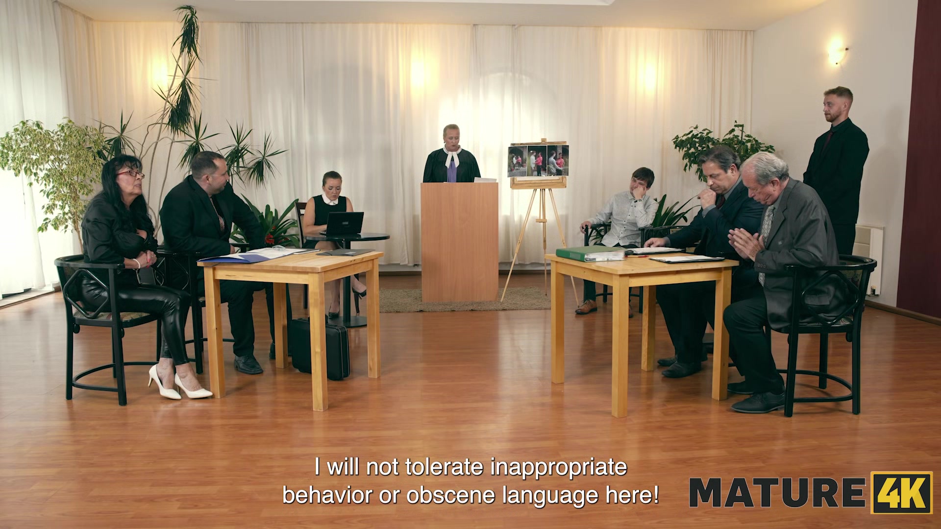 MATURE4K. Courtroom Chaos. Part 1