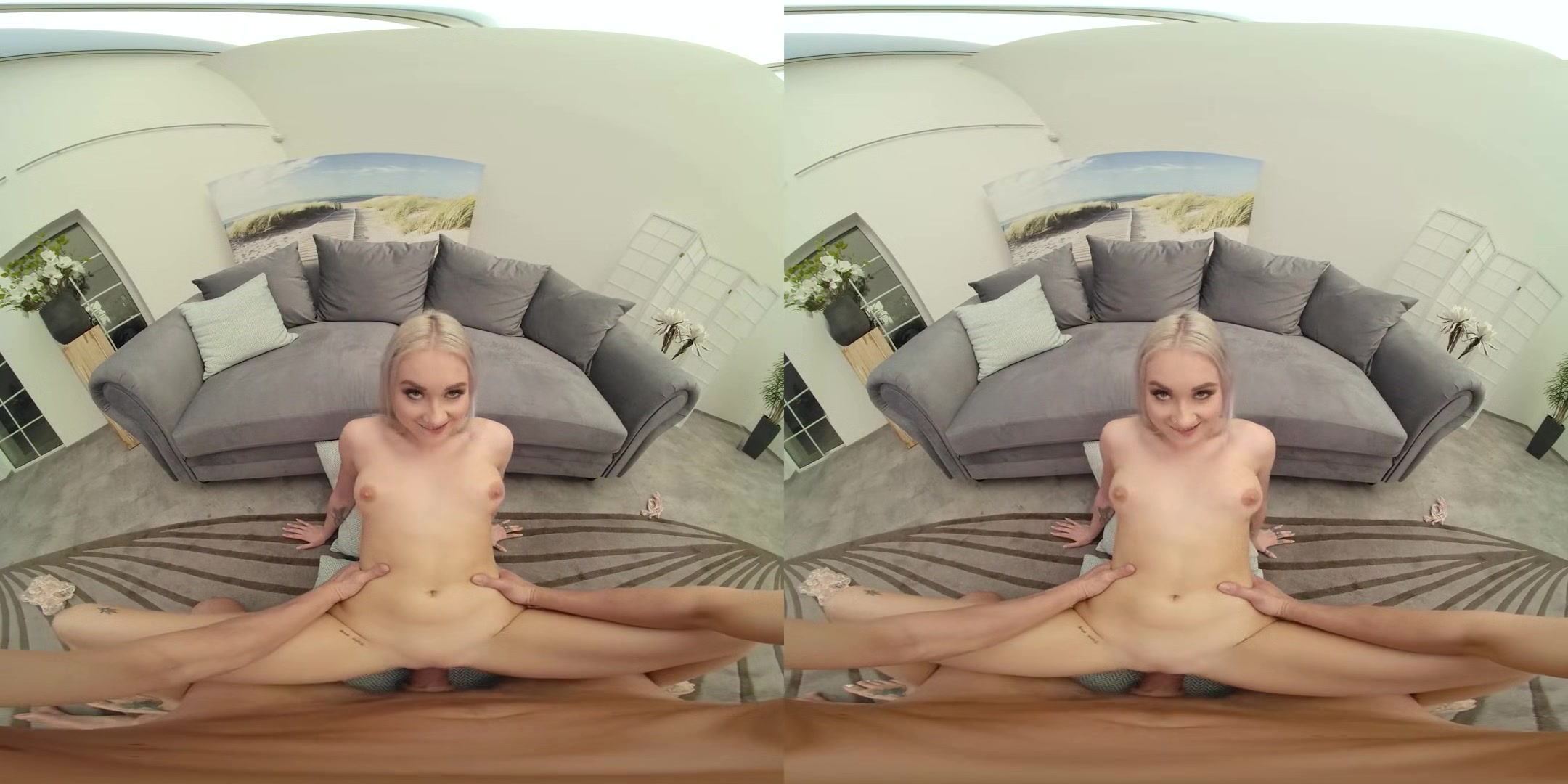 Charming Marilyn Sugar; Cute Blonde Babe Passionate VR Sex