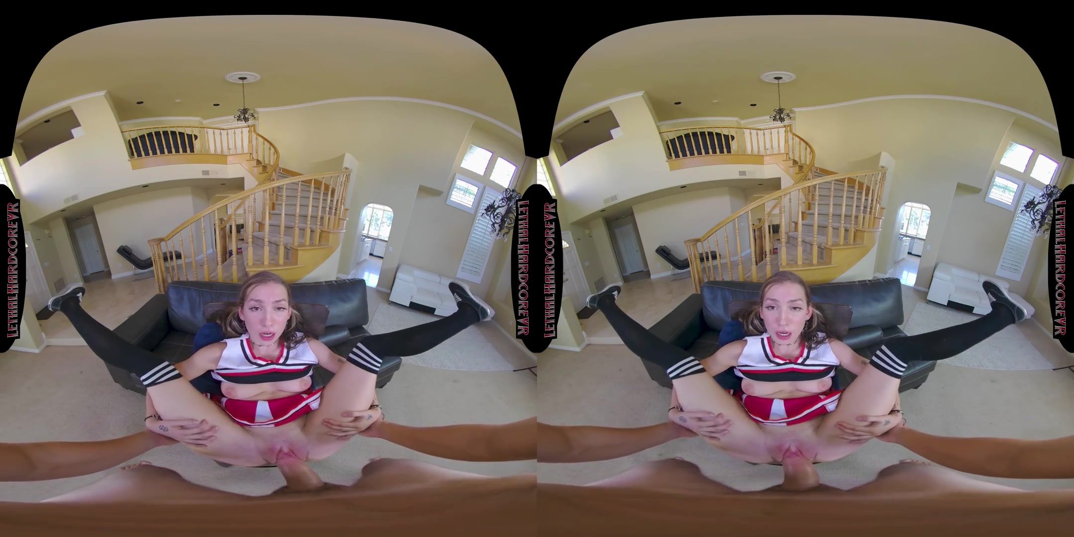 Cheerleader Gets Stretched - Extra Long Cheerlead Porn VR Video