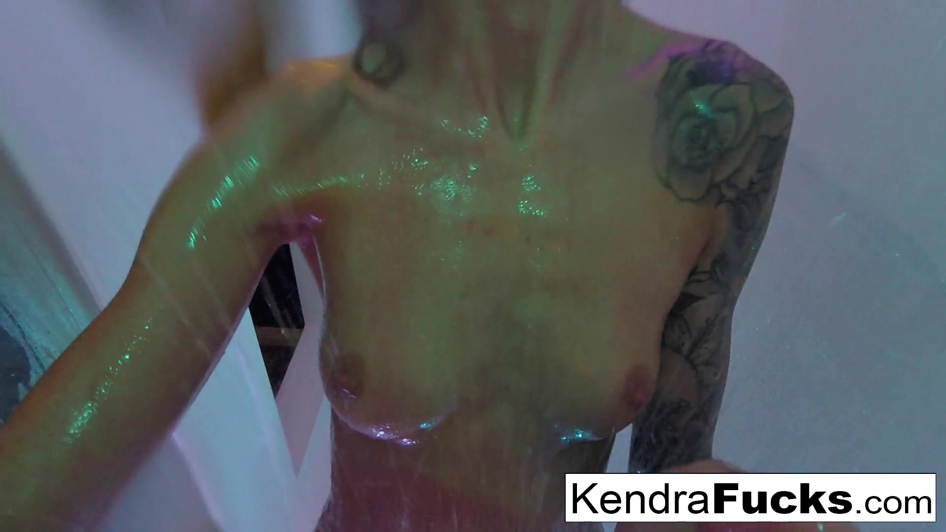 Kendra Cole in Steamy Shower Leads To A Hotter Solo As The Camera Gets An Up Close Look - KendraColeXXX