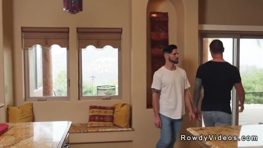 Casey Everett In Tattooed Muscle Gay Anal Fucks Guy In His Home
