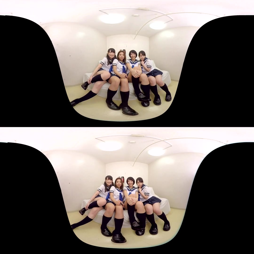 Mei Matsumoto, Miku Abeno, Aya Miyazaki, Ruka Kanae Surrounded by Four Masturbating schoolgirls 18+ - SexLikeReal