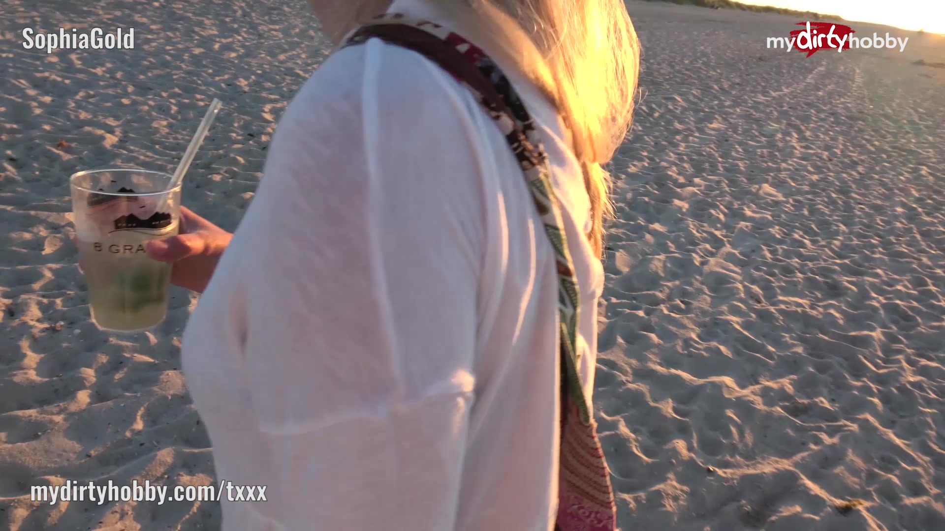 My Dirty Hobby - Hot public blowjob on the beach