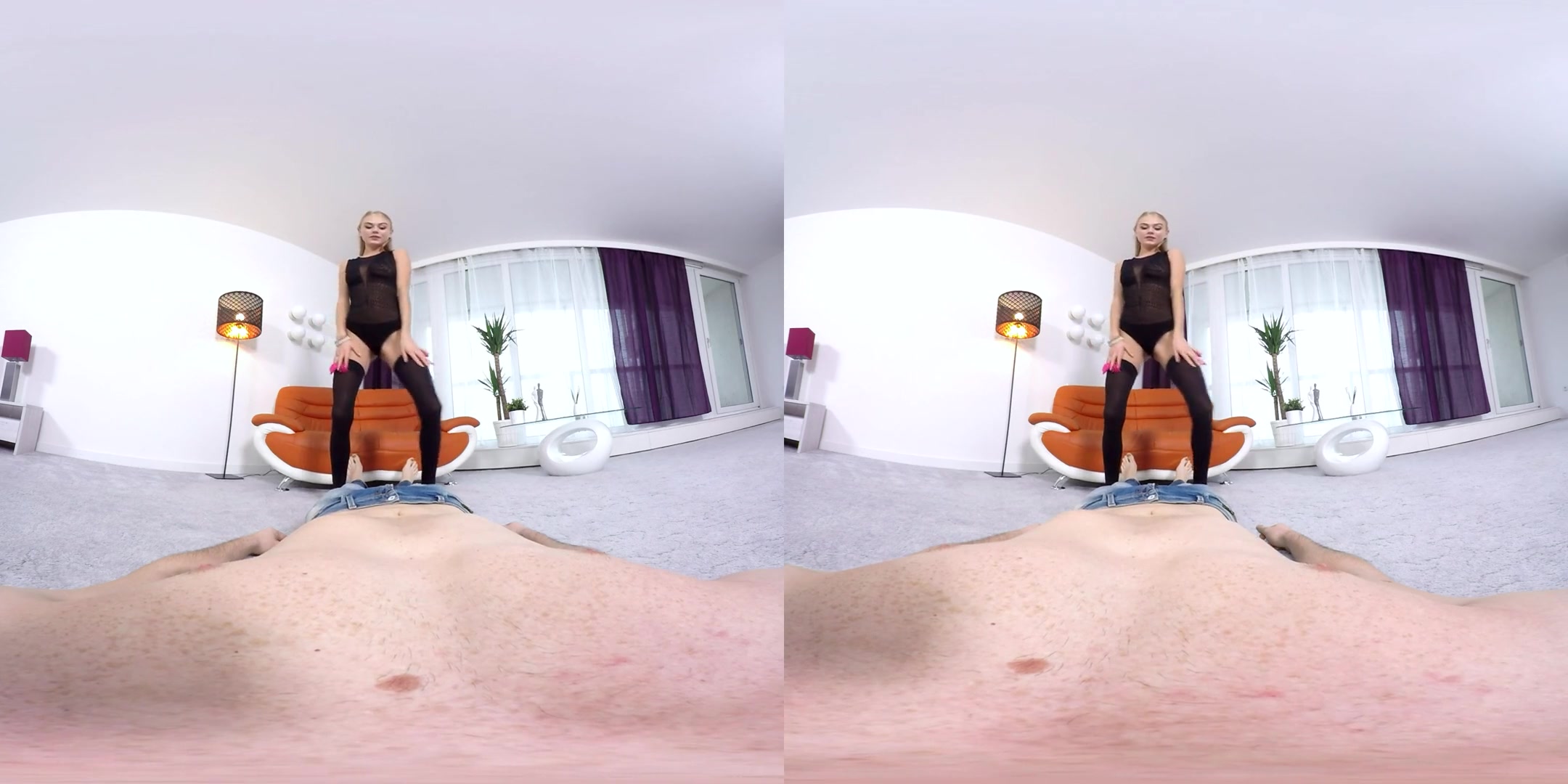 Nancy A in Stockinged Cock Rider - TmwVRNet