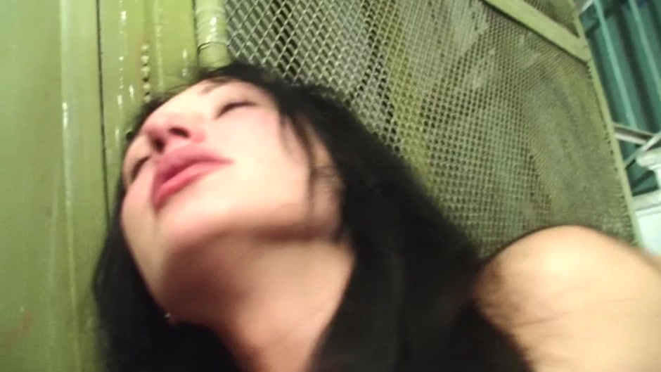 Ally & Melika & Raffaella in real college sex scene with two guys and a gal