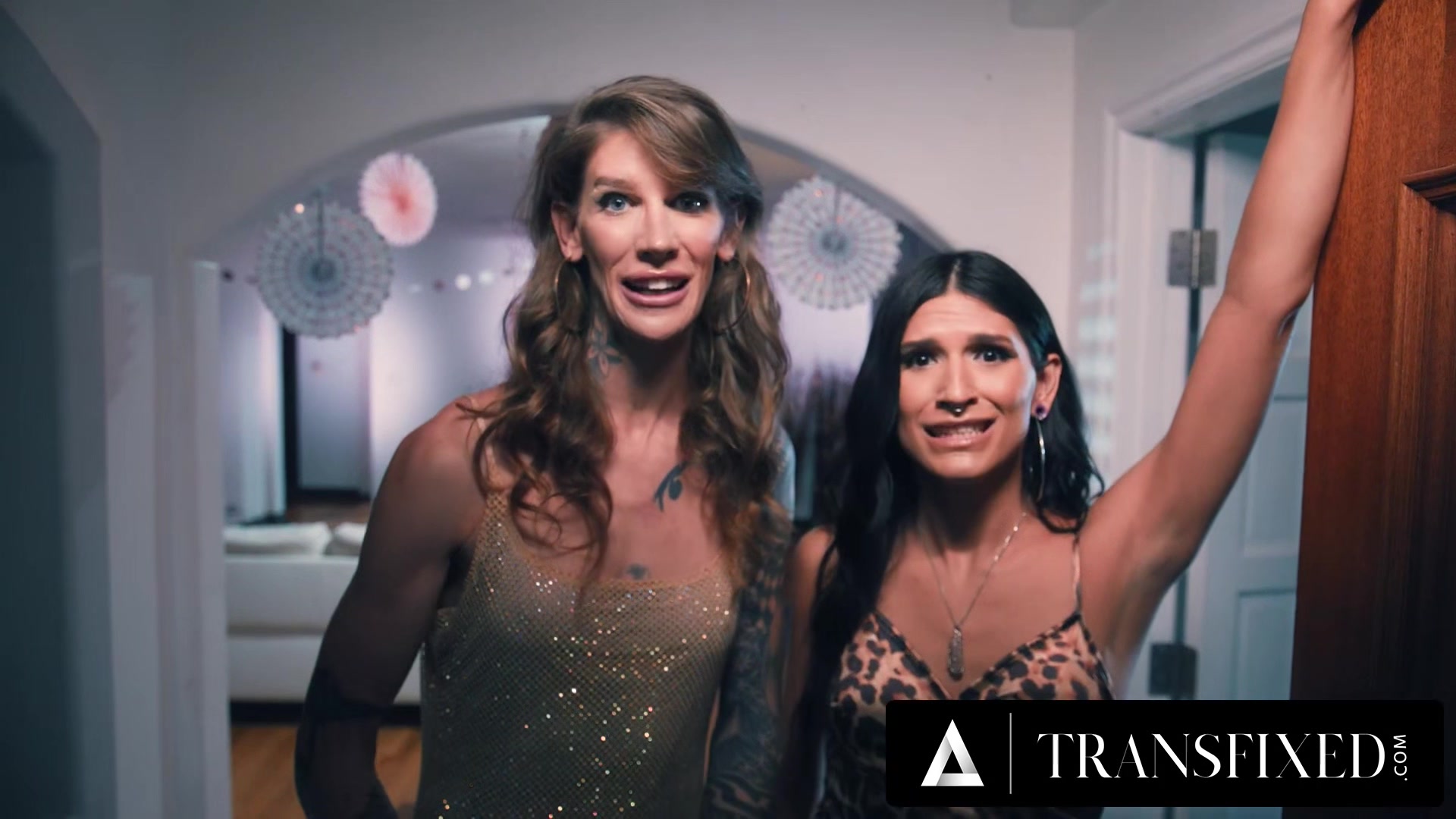 TRANSFIXED - Zariah Aura and Gray Perrier Trick Blindfolded Bride Into 3-WAY At Bachelorette Party