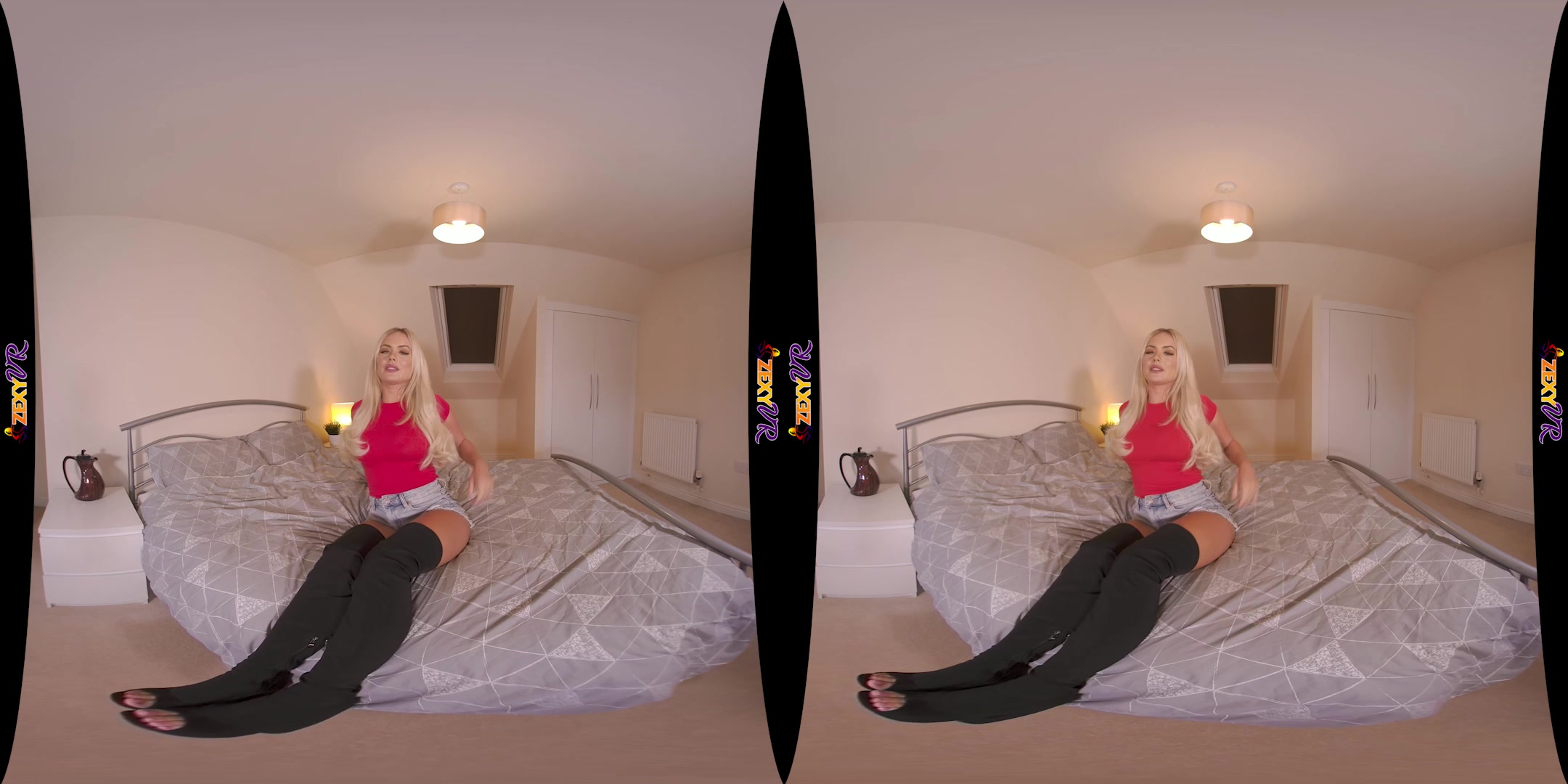 Bedroom Antics featuring Louise - ZexyVR