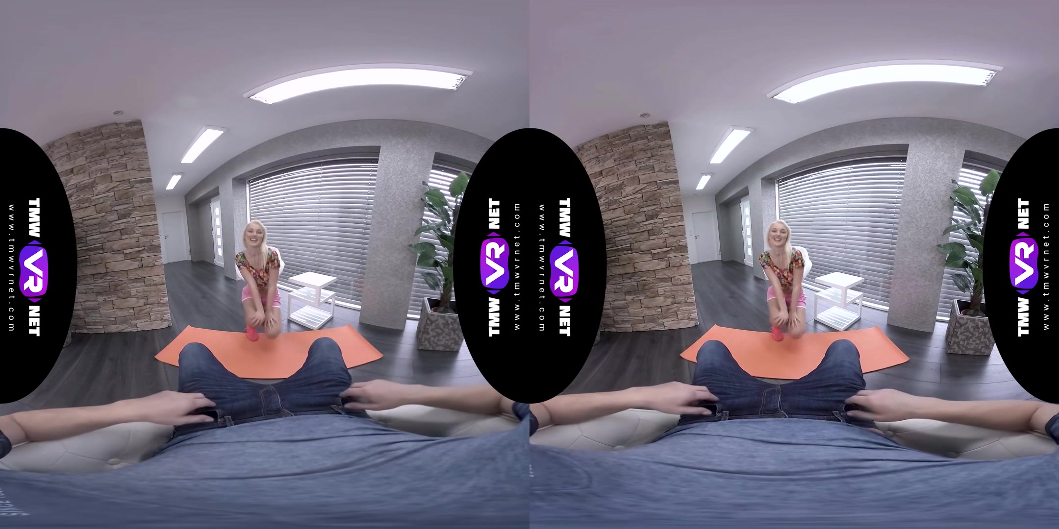 Hardcore Sex In A Yoga Class - Blonde Small Tits Teen Pov