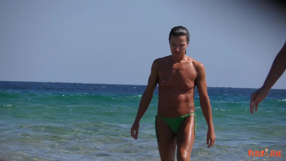 Green thong - BeachJerk