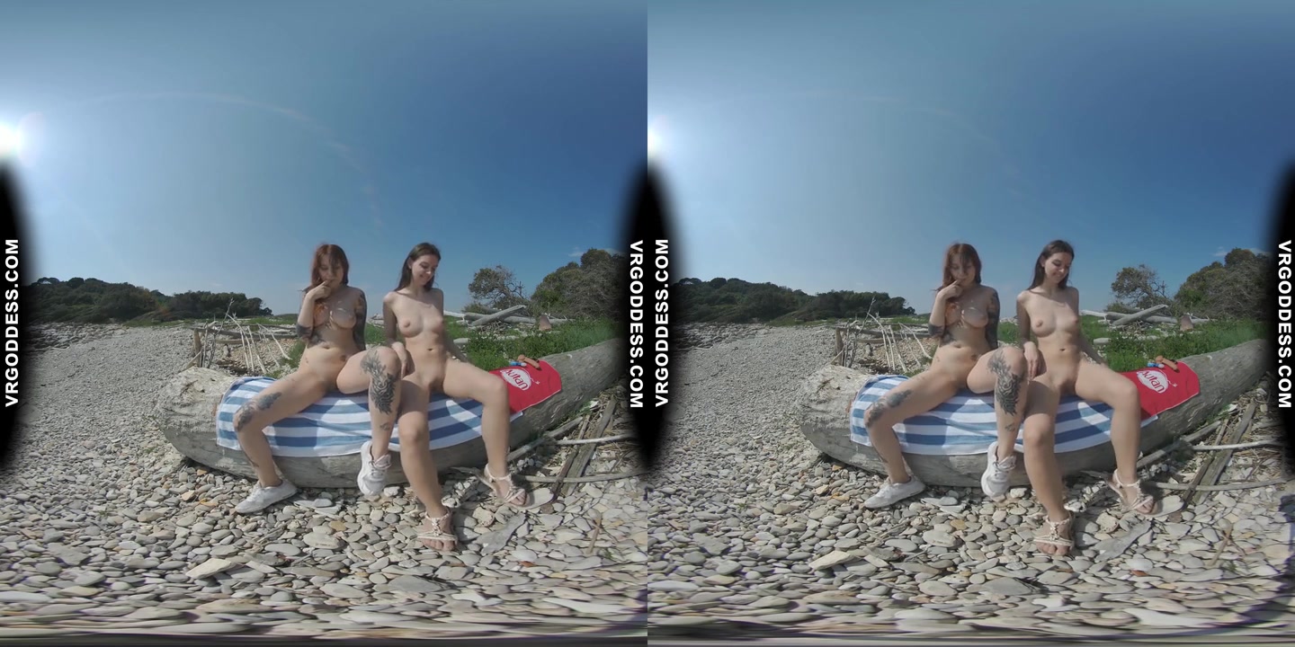 Cheri And Rebeka Ruby Masturbating Outdoors On Deserted Adriatic Island Tribal Nude Beach Girls