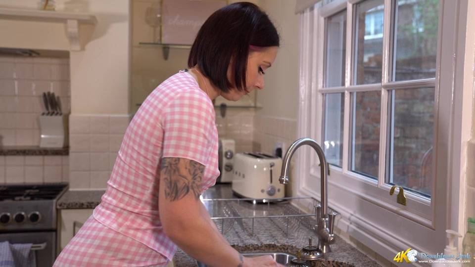 in Washing Wank - DownblouseJerk