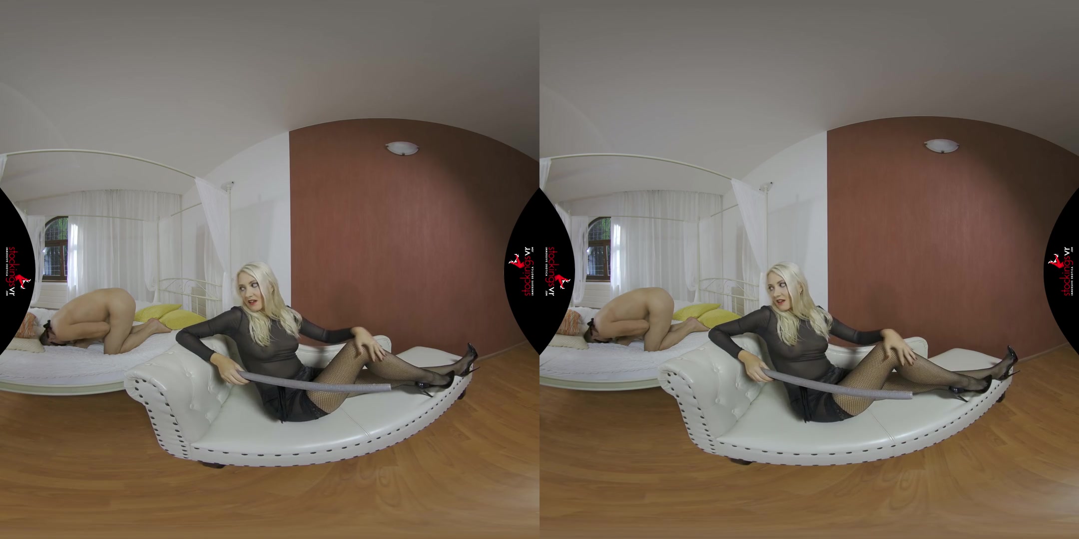 Hit Me With Your Best Shot - Submissive Guy BDSM Spanking from a Sexy Blonde