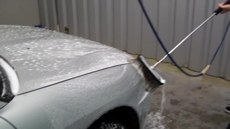 Washing car and fucking in it