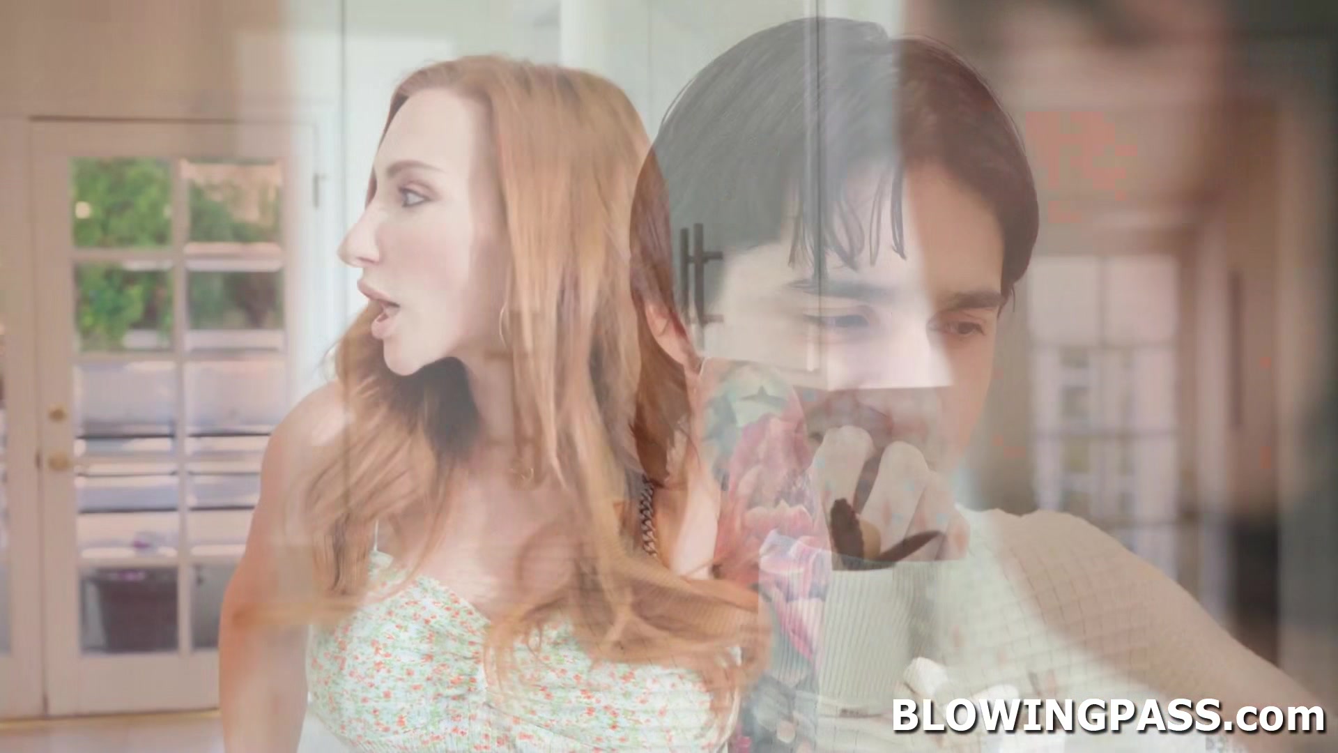 Stepmom saw my big cock and now she wants to give me blowjob