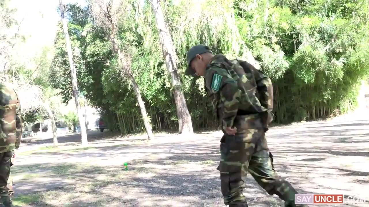 Naughty Sergeant Fail Drilling With Joris Leonard