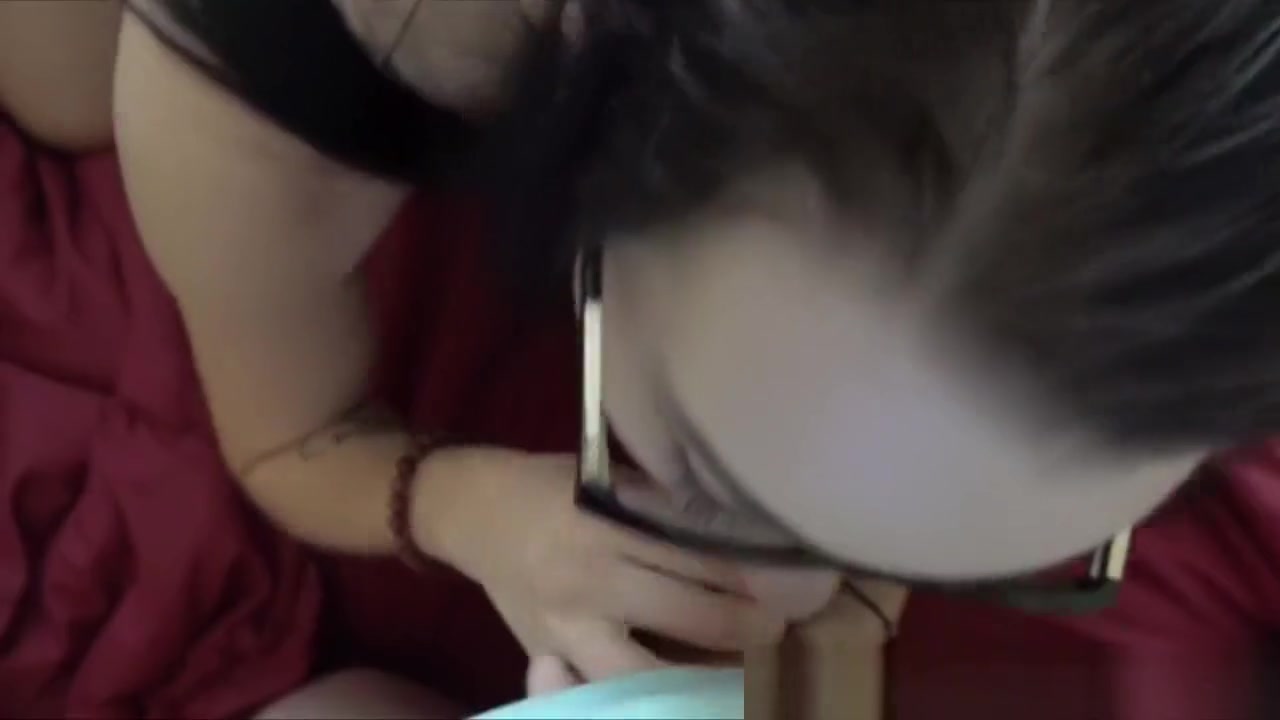 Step sister plays in her room with the console