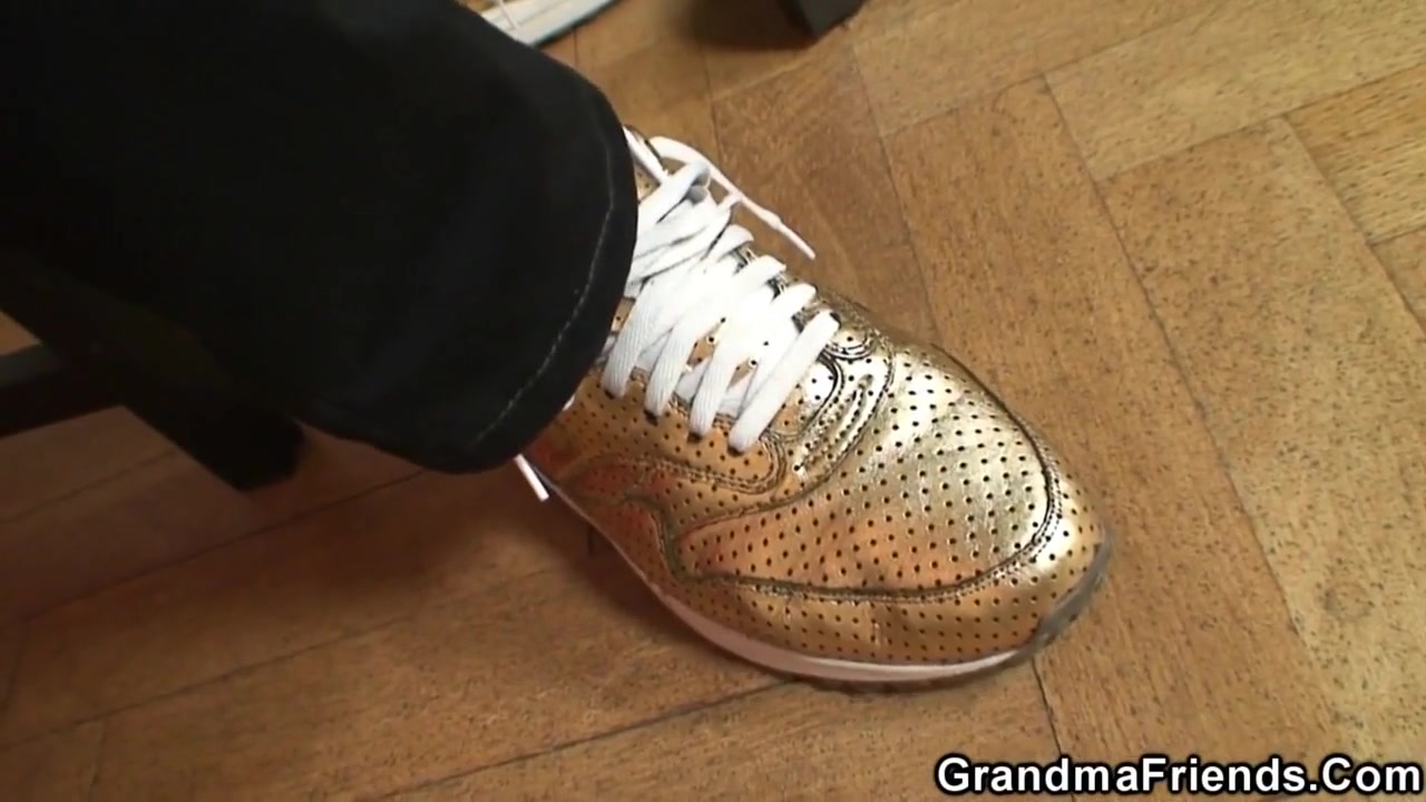 Old Redhead Grandma Rides And Sucks Cock At Same Time