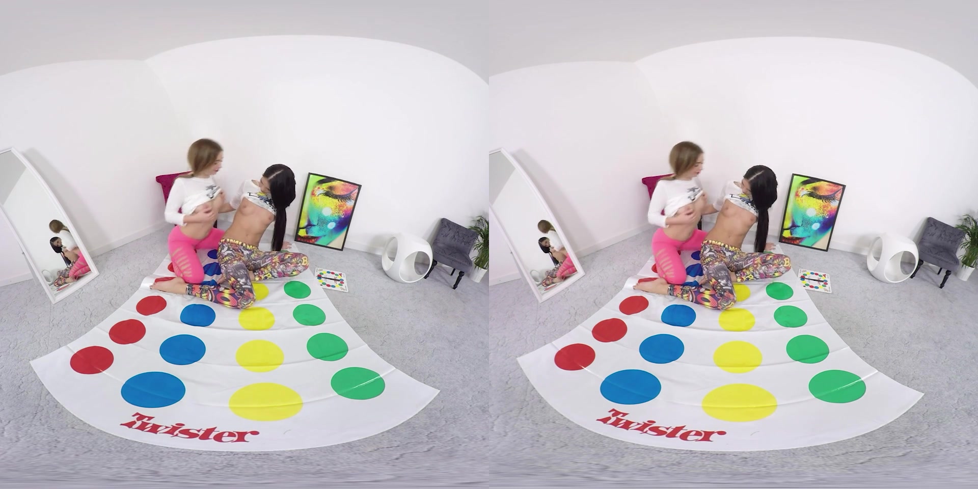 Lovenia Lux,Sophie Luuna in Hotties Play Strip Twister - TMWVRNet