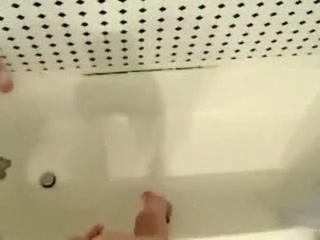 Homemade video of a hottie screwed in the shower