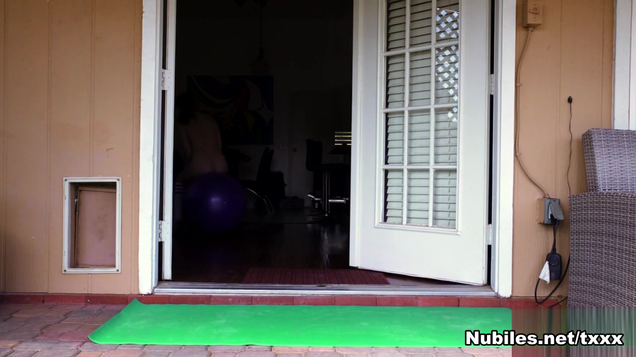 Danni Rivers in Yoga Ball Dildo - NUBILES