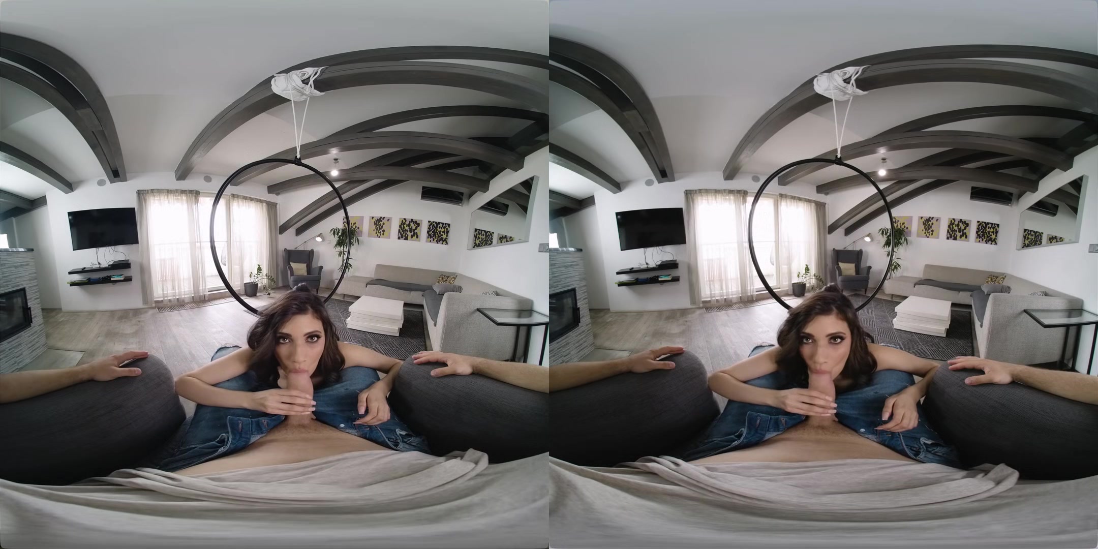 Aerial Hoop - Latina Babe POV HD VR Porn - SexLikeReal