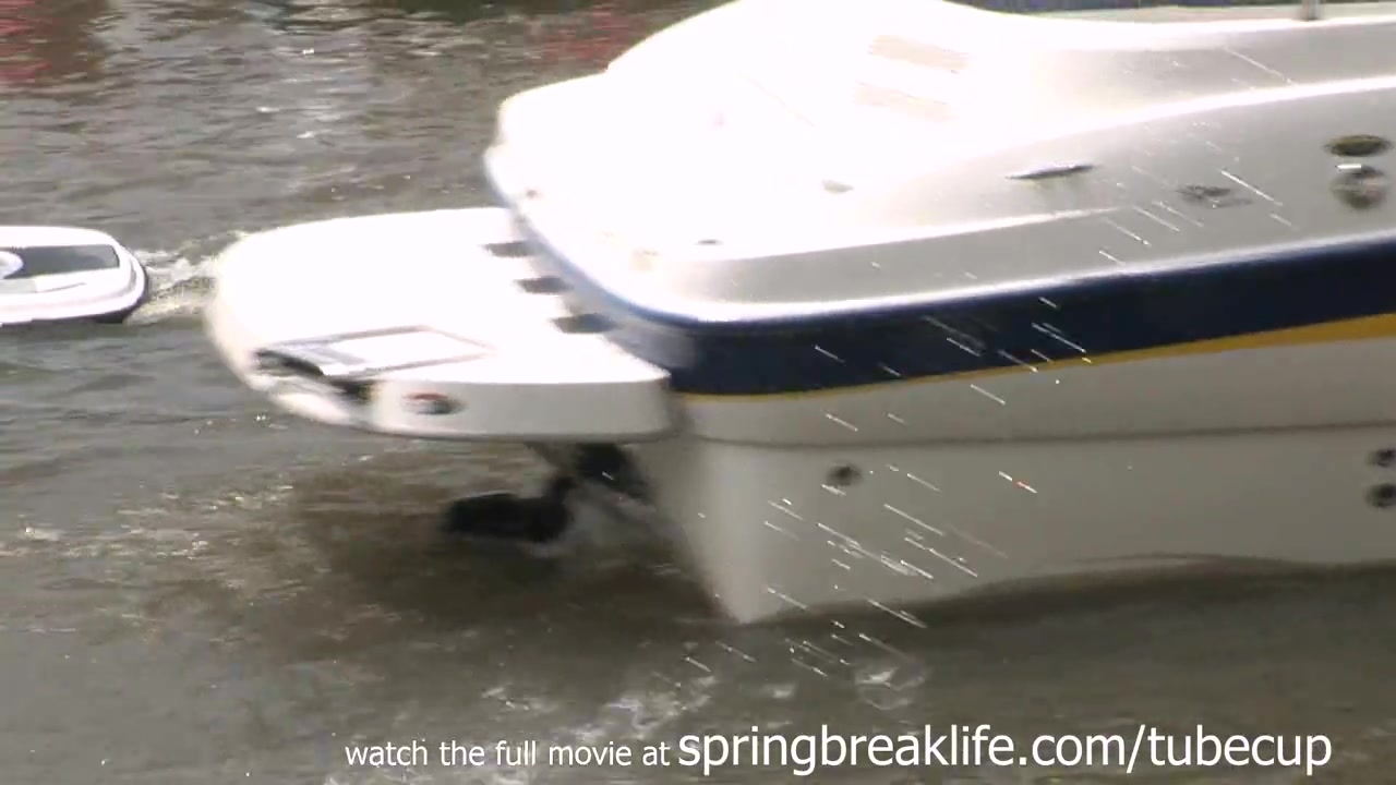 SpringBreakLife Video: Topless Slide On The Lake