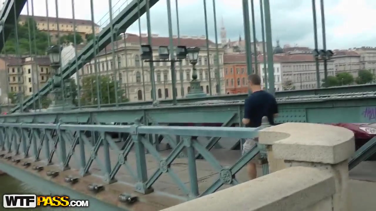 Young hottie Ann Marie gets naughty in public