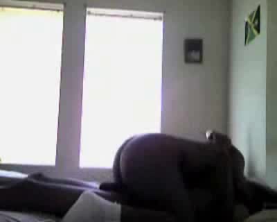 Ebony bitch gets naughty on this guy's hard dick