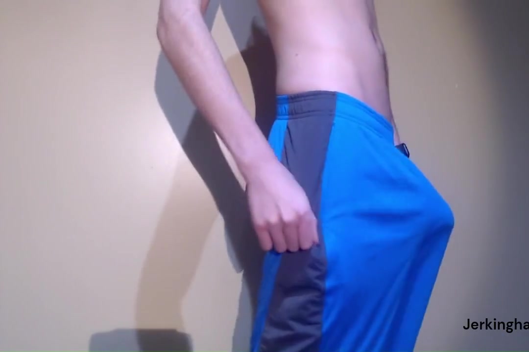 Fit College Twink In Gym Shorts