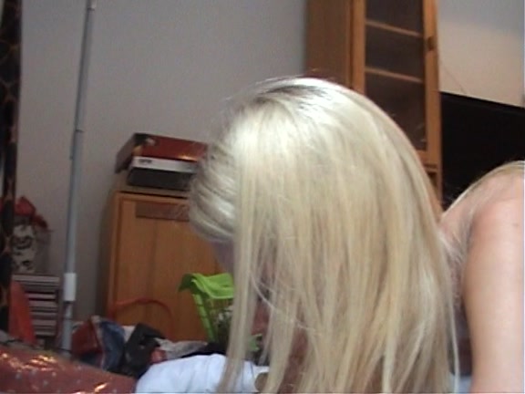 Hawt golden-haired in wild homemade porn in advance of the camera