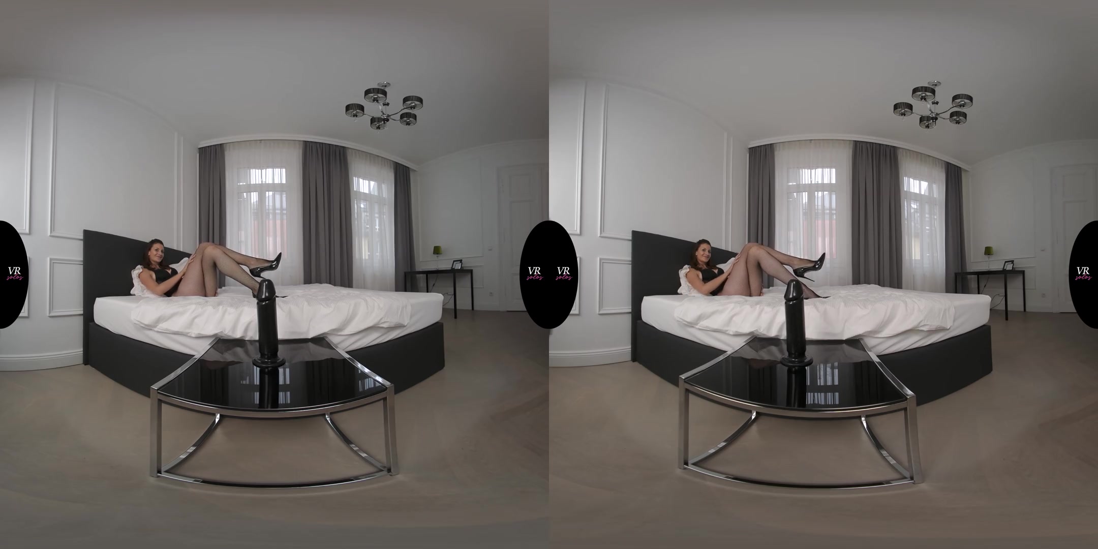 Tiny Tina Rides Big Black Dildo - Petite Babe Fucks a Thick Black Cock